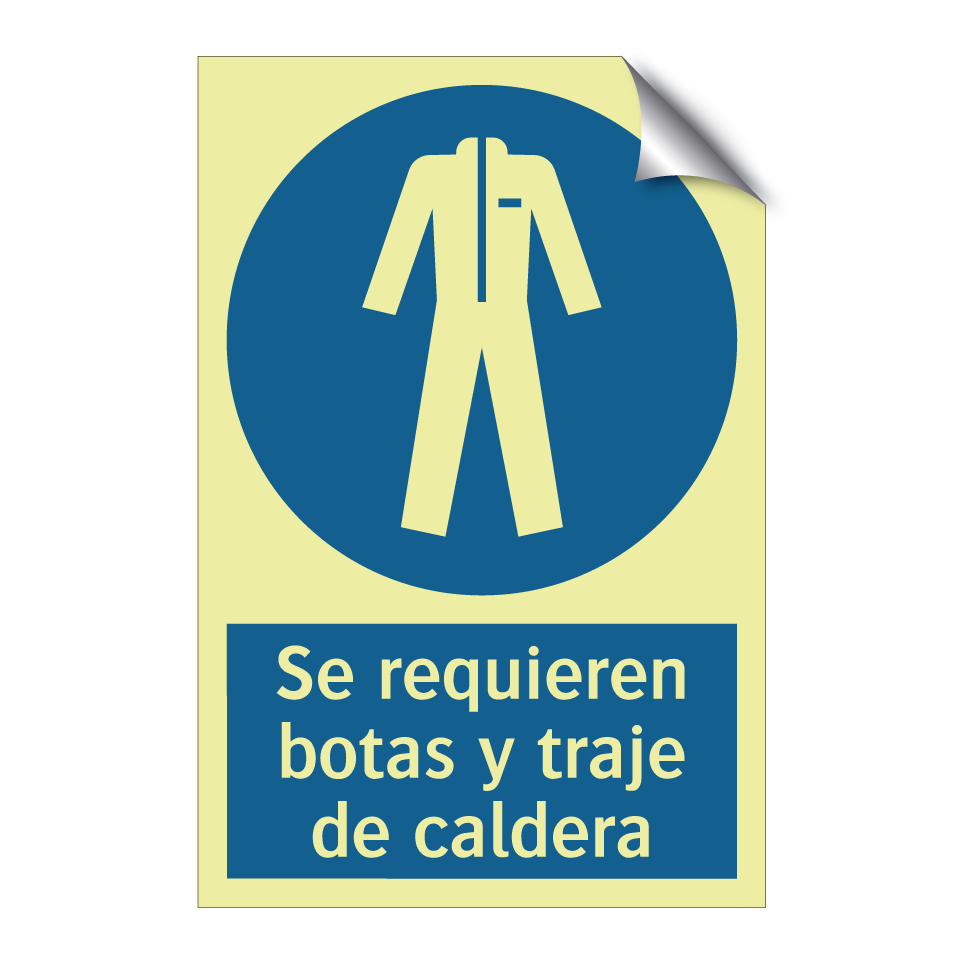 Se requieren botas y traje de caldera