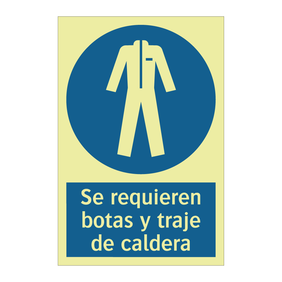 Se requieren botas y traje de caldera