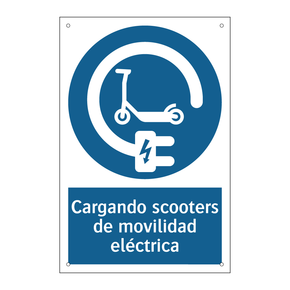 Cargando scooters de movilidad eléctrica