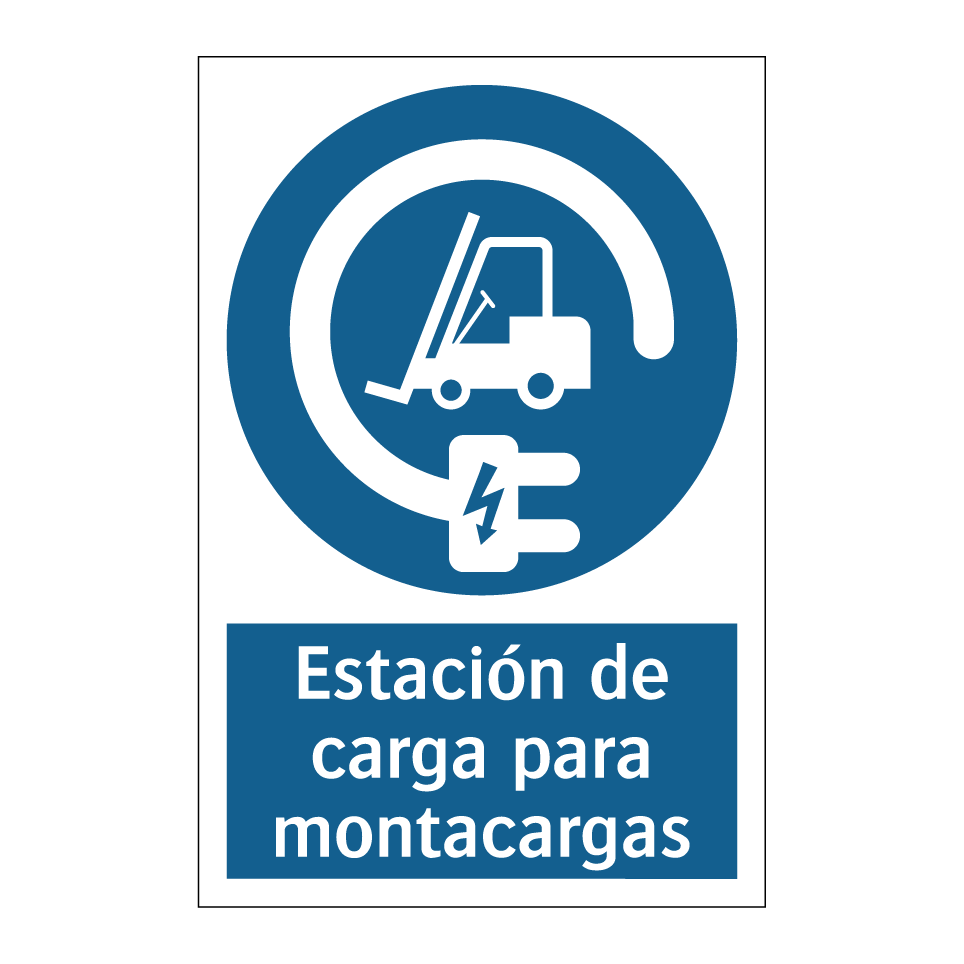 Estación de carga para montacargas