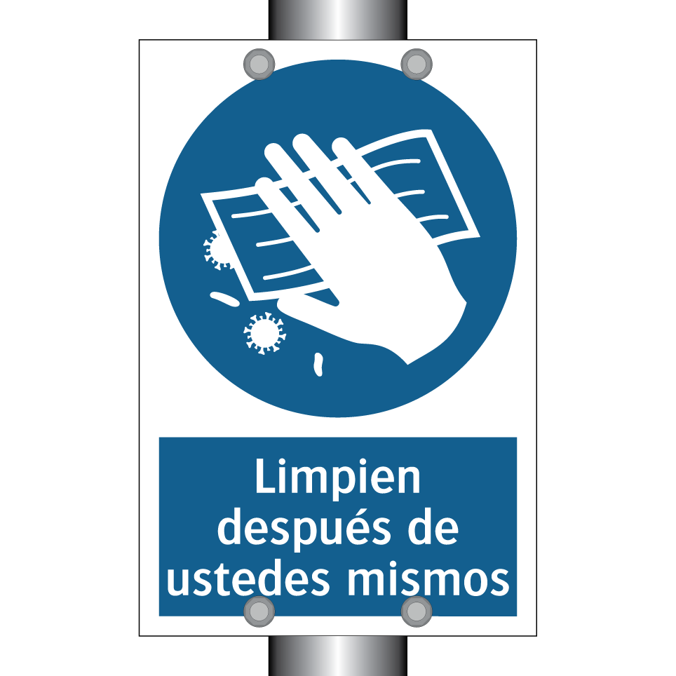 Limpien después de ustedes mismos