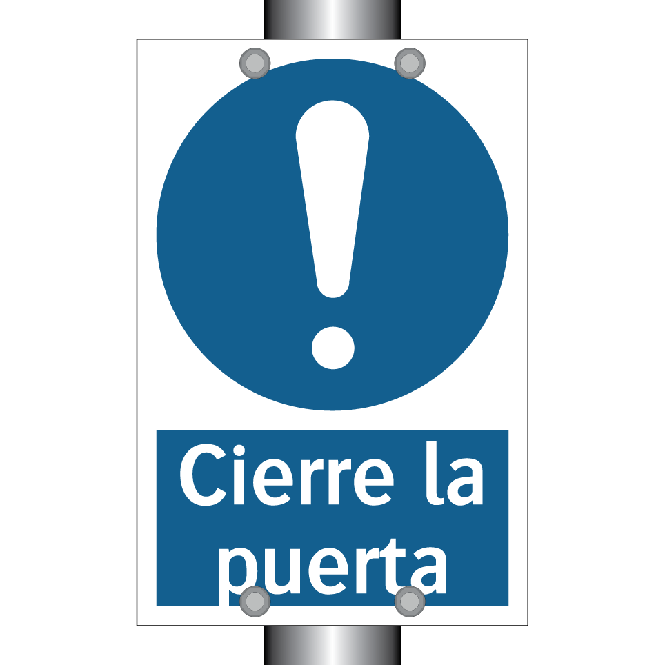 Cierre la puerta