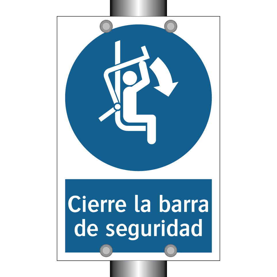 Cierre la barra de seguridad