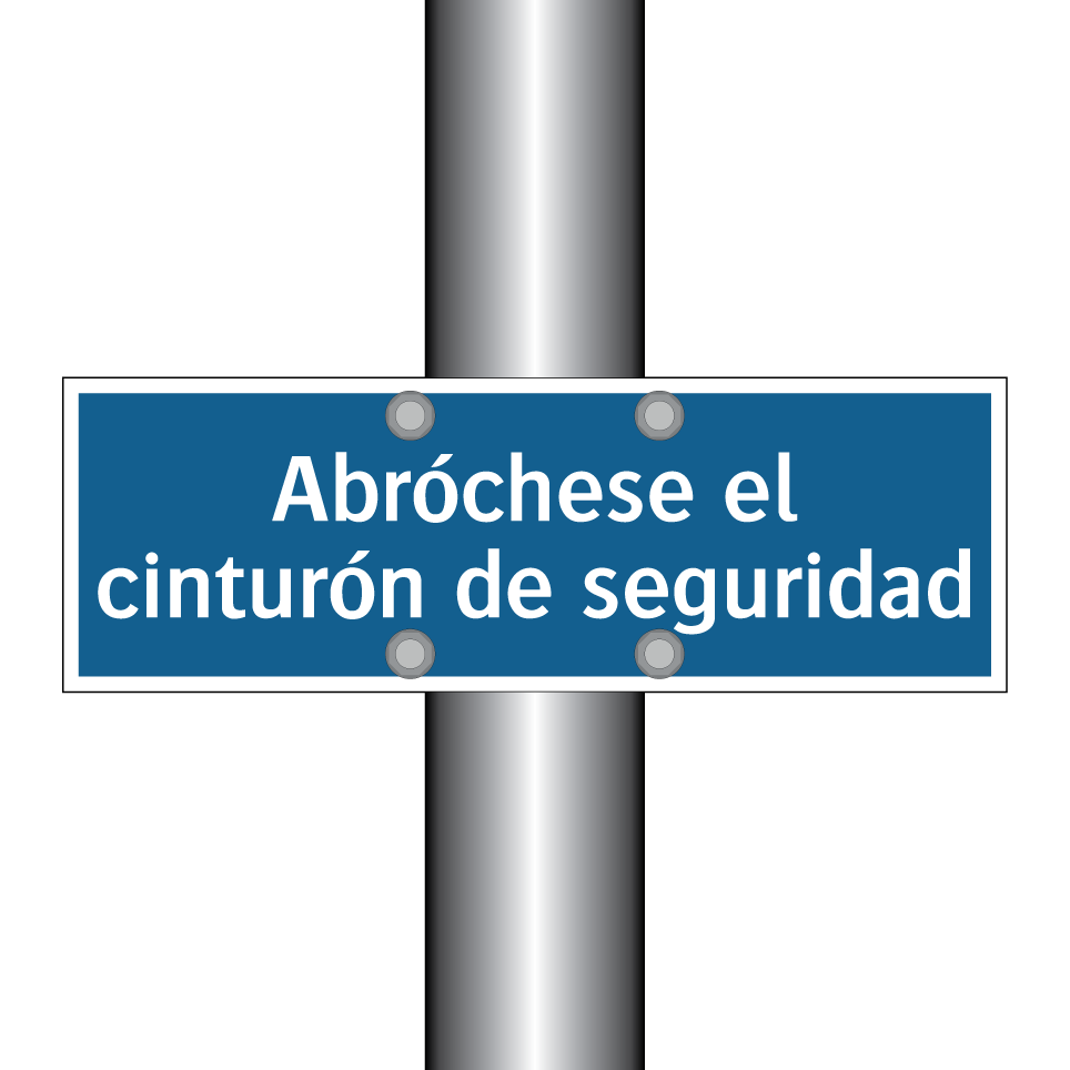 Abróchese el cinturón de seguridad