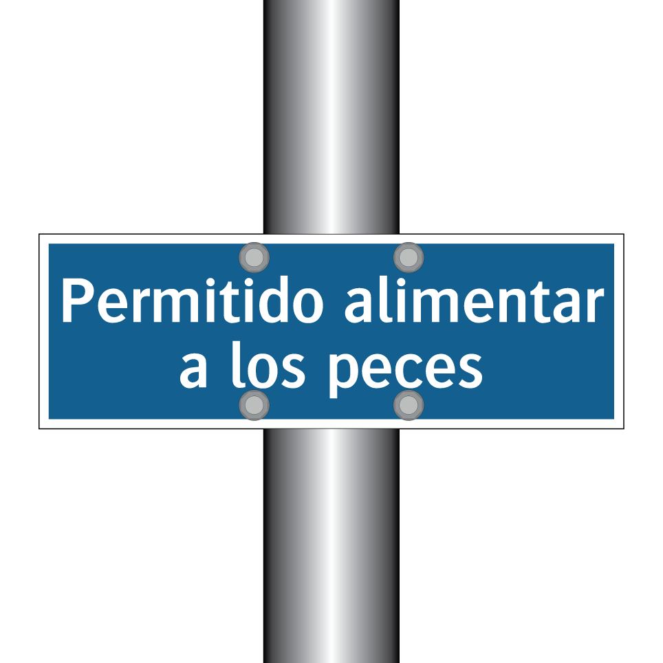 Permitido alimentar a los peces