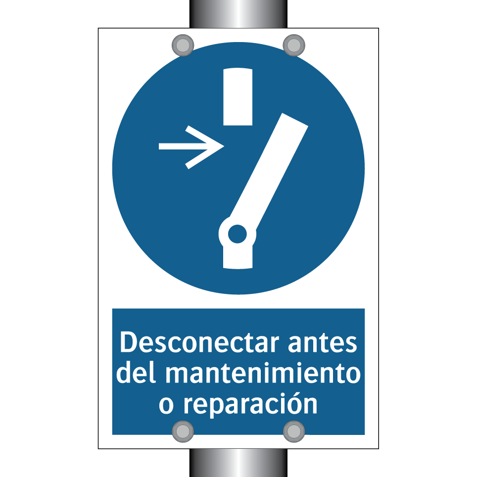 Desconectar antes del mantenimiento o reparación