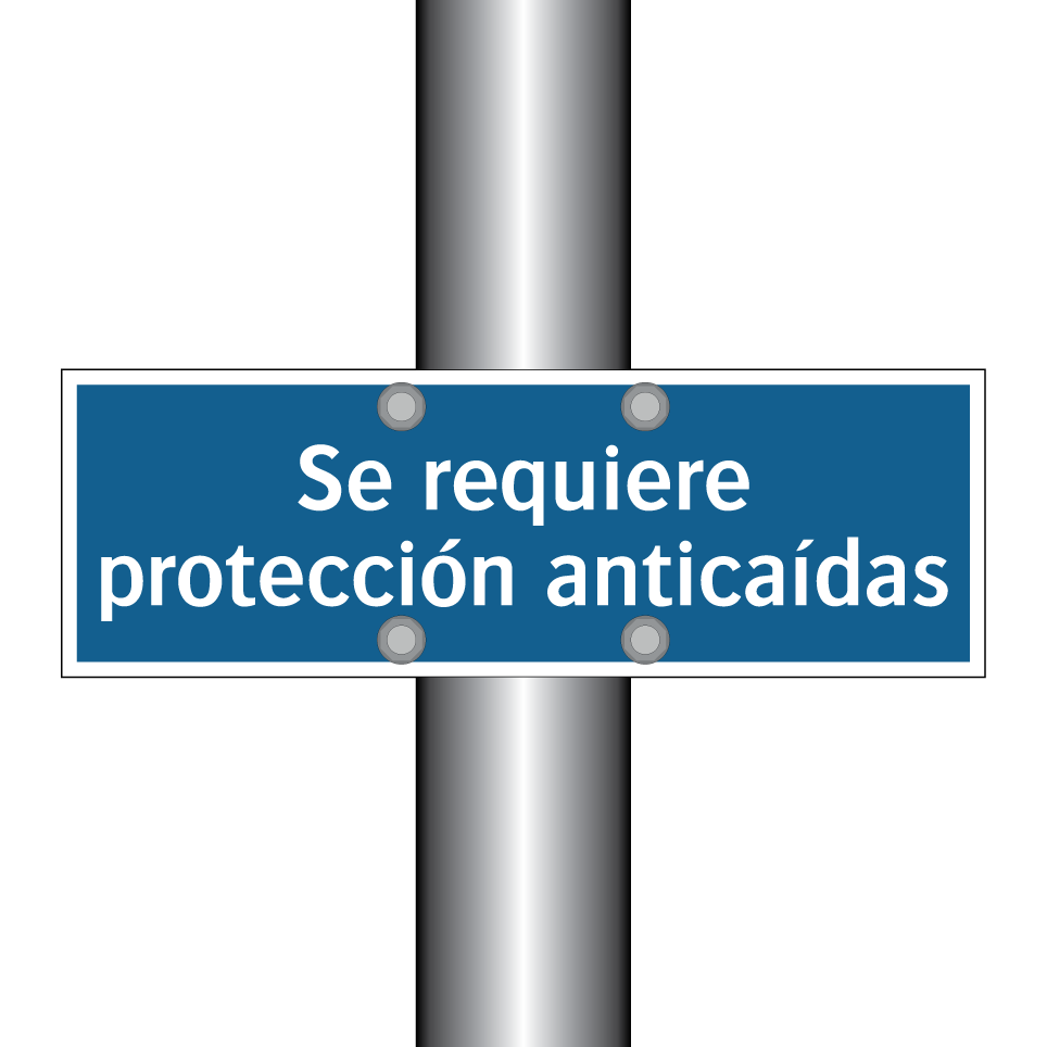 Se requiere protección anticaídas