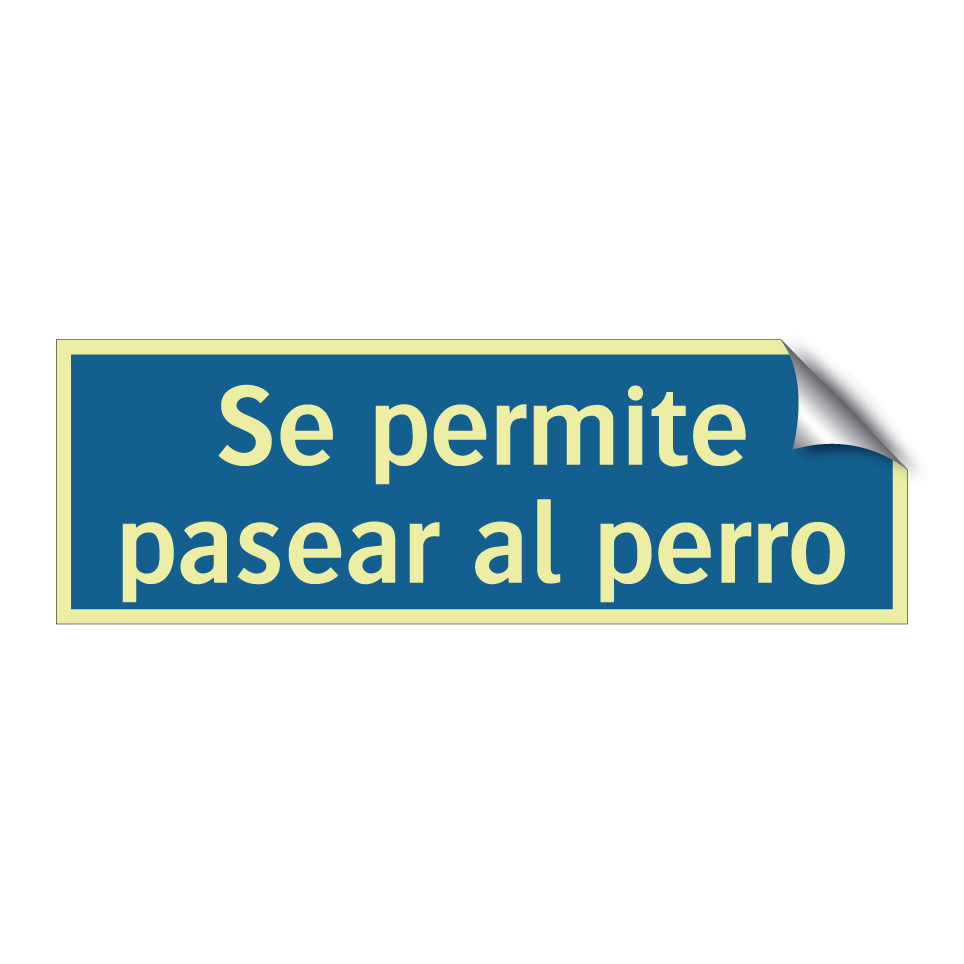 Se permite pasear al perro