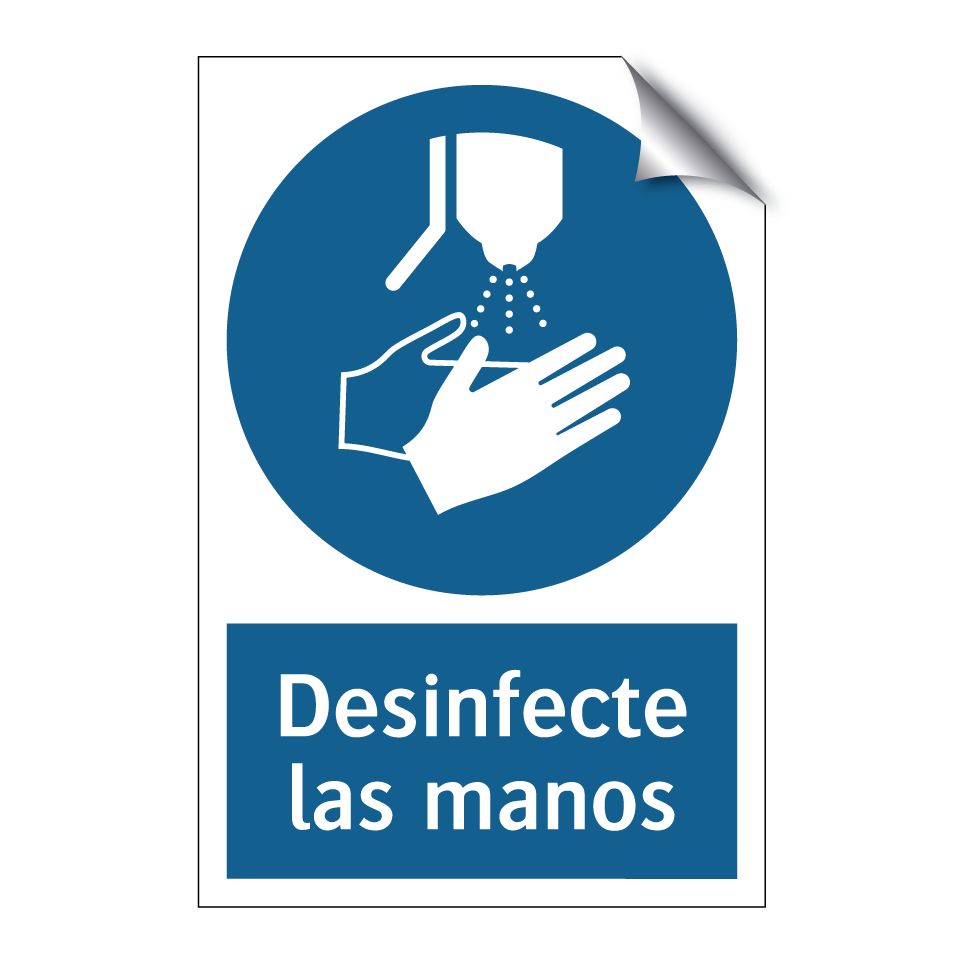 Desinfecte las manos