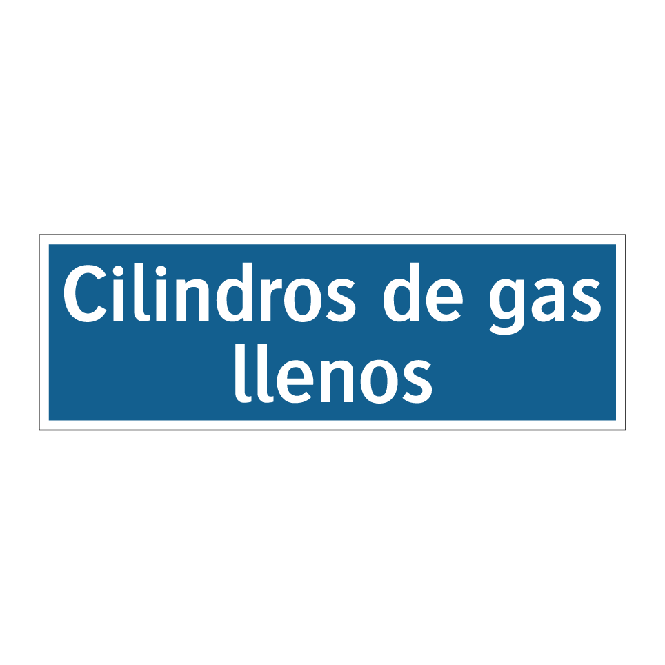 Cilindros de gas llenos