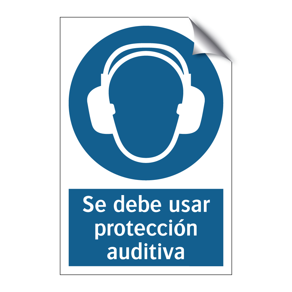 Se debe usar protección auditiva