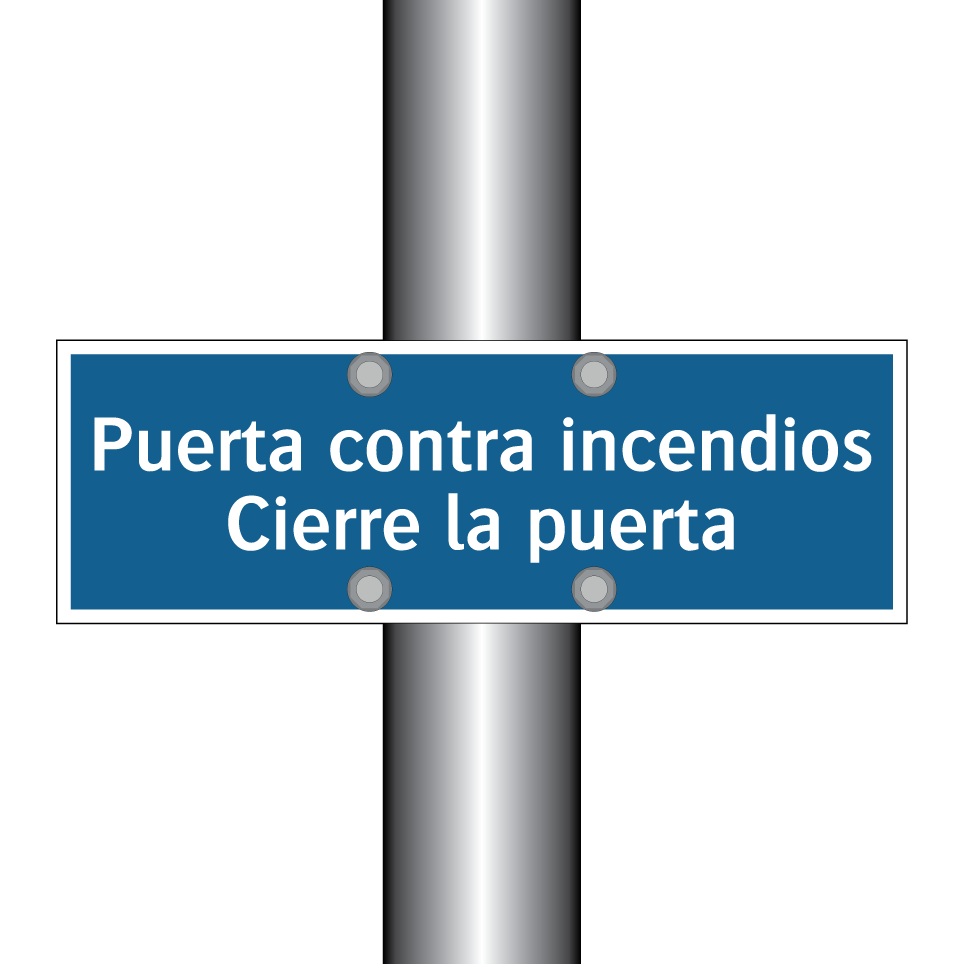 Puerta contra incendios Cierre la puerta