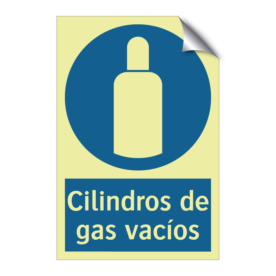 Cilindros de gas vacíos
