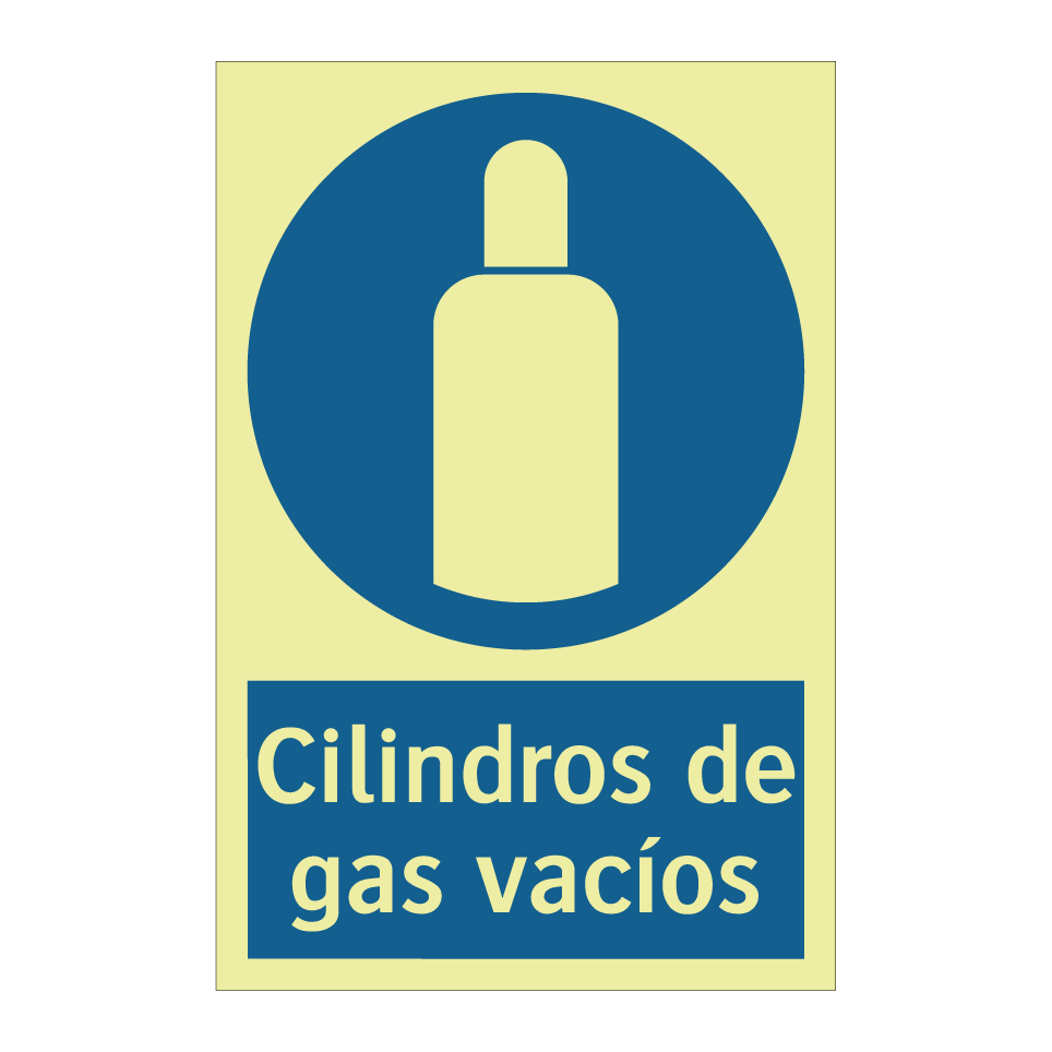 Cilindros de gas vacíos