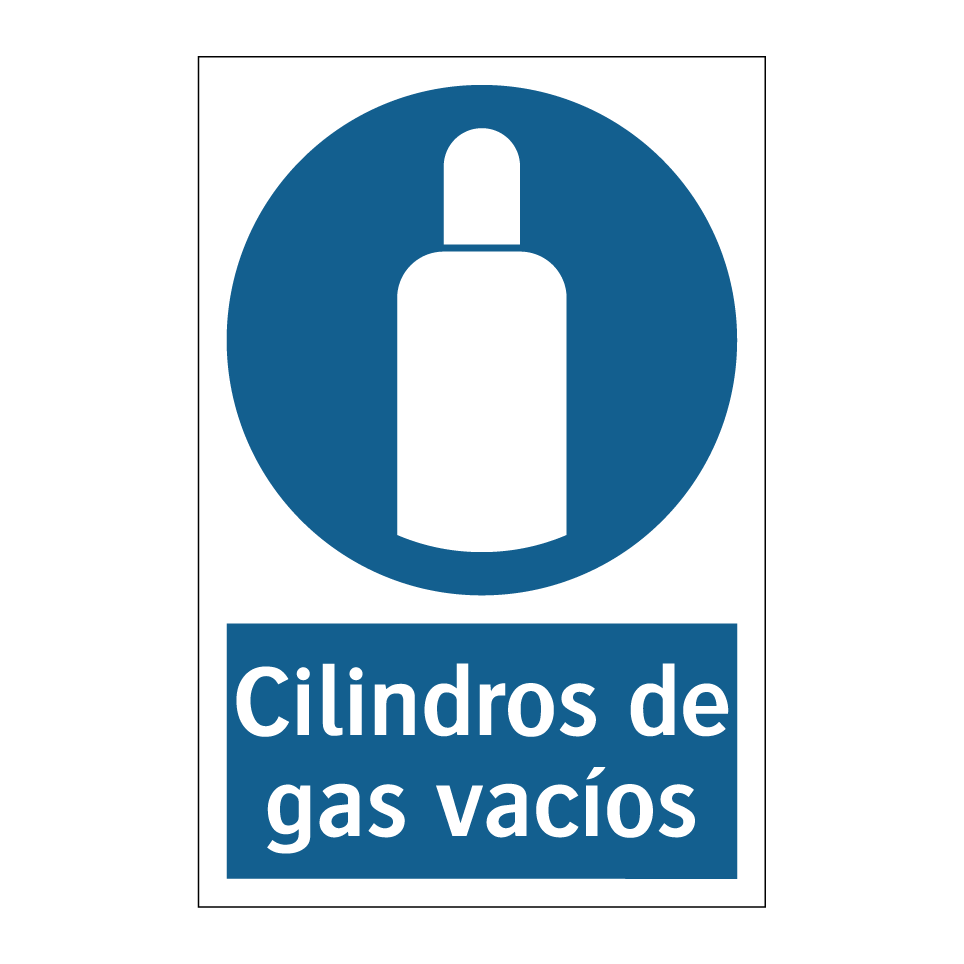 Cilindros de gas vacíos