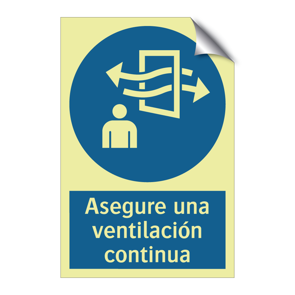 Asegure una ventilación continua
