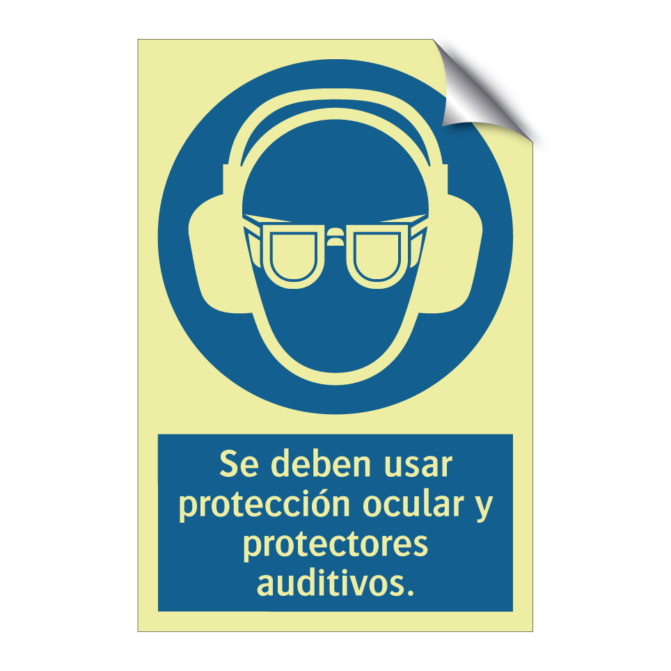 Se deben usar protección ocular y protectores auditivos.