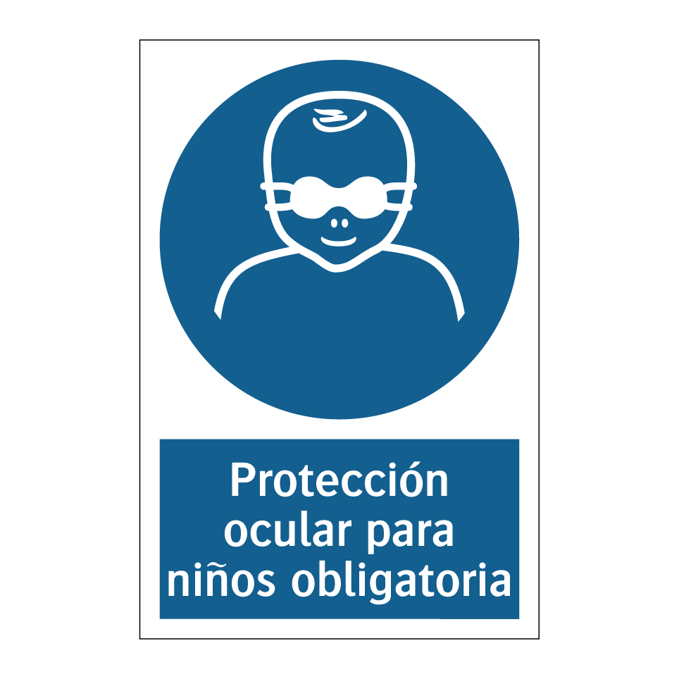 Protección ocular para niños obligatoria