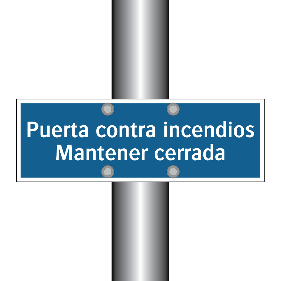 Puerta contra incendios Mantener cerrada