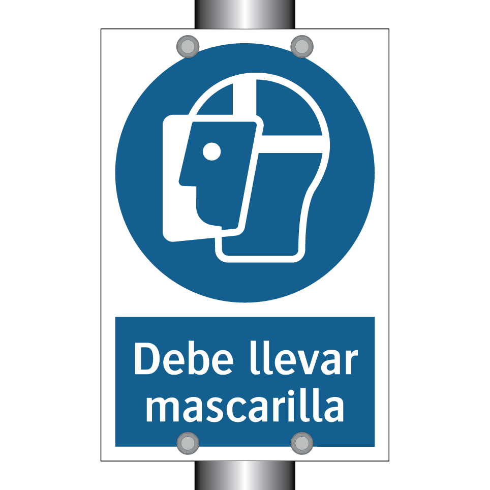 Debe llevar mascarilla
