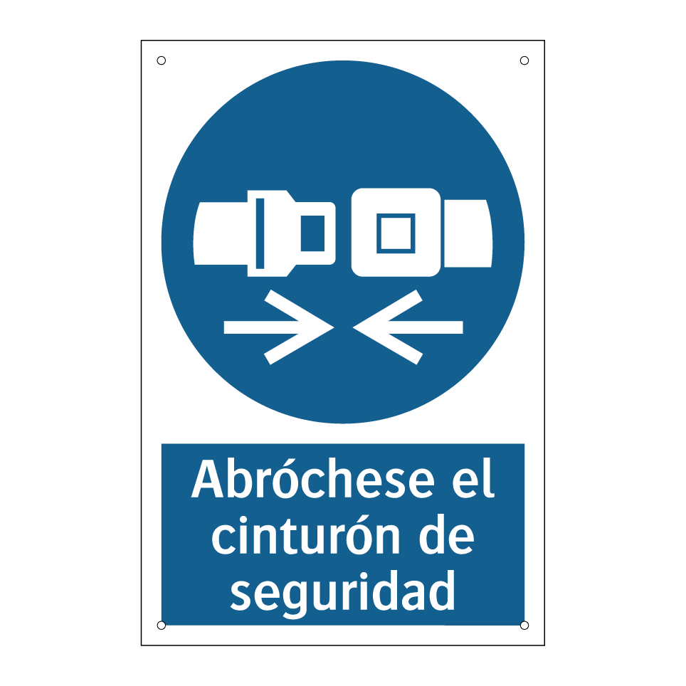 Abróchese el cinturón de seguridad
