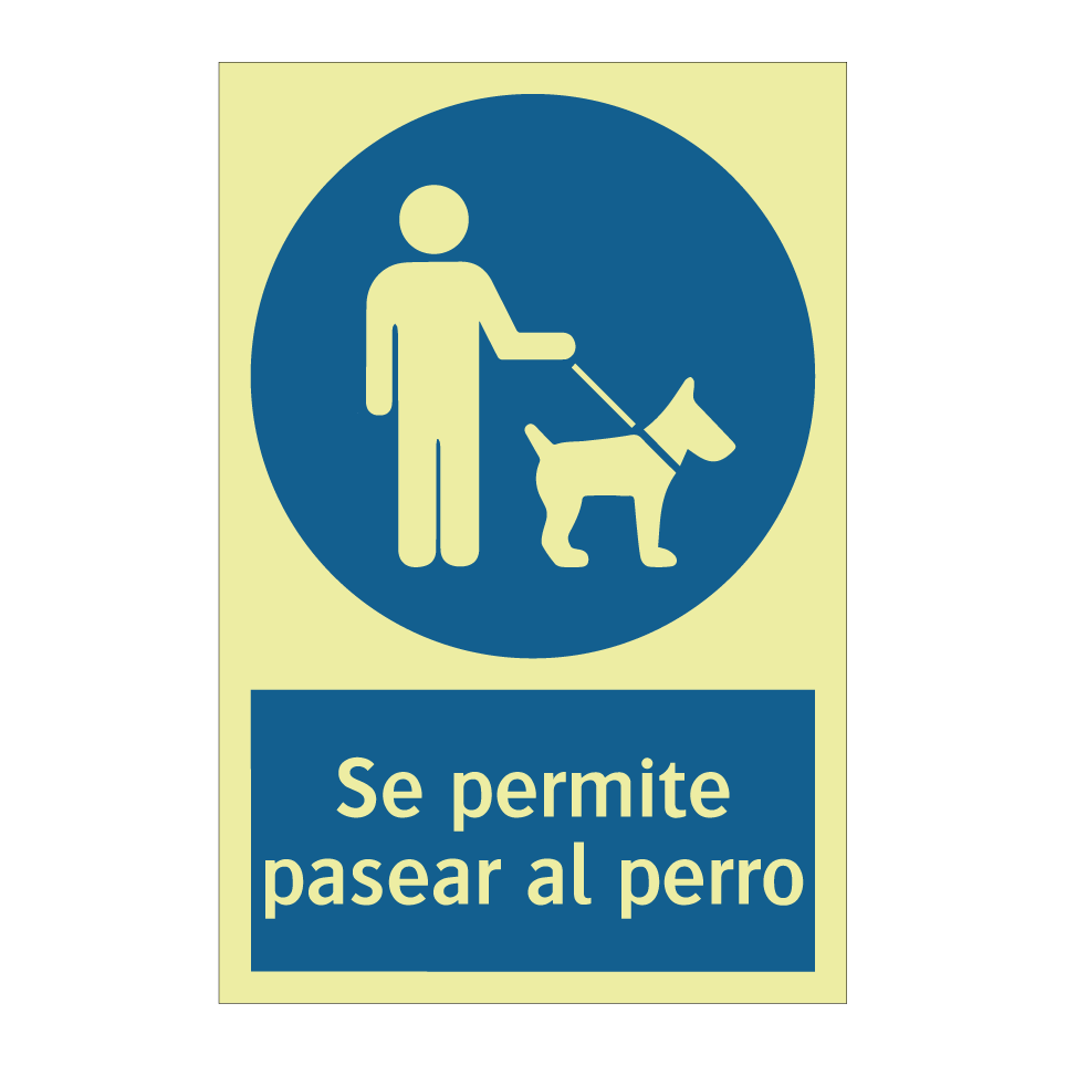 Se permite pasear al perro