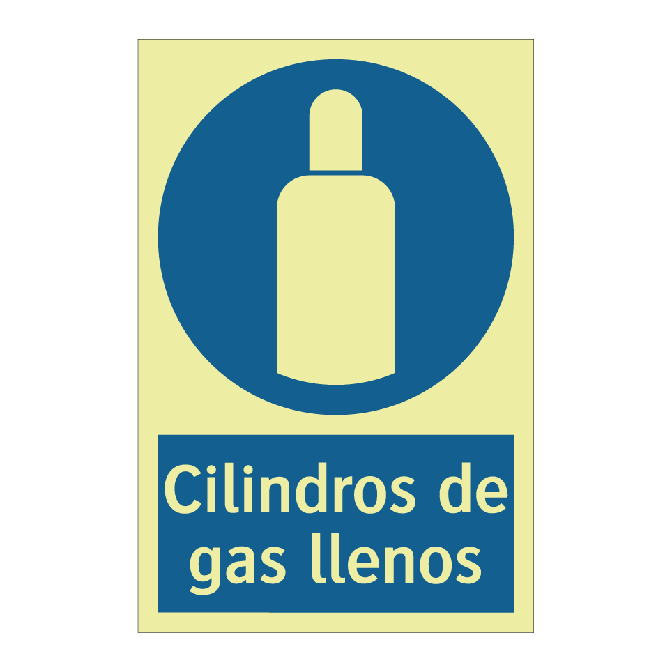 Cilindros de gas llenos