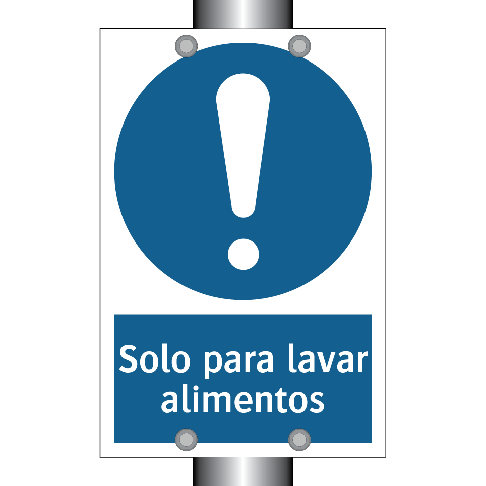 Solo para lavar alimentos
