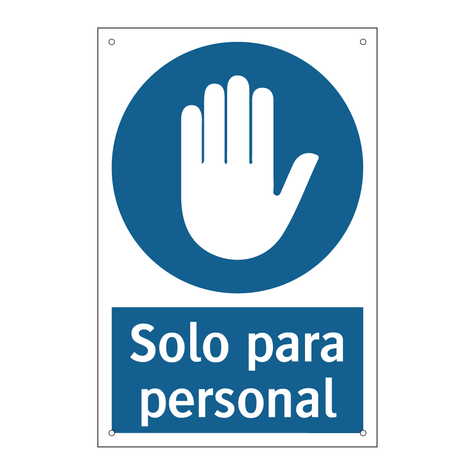 Solo para personal