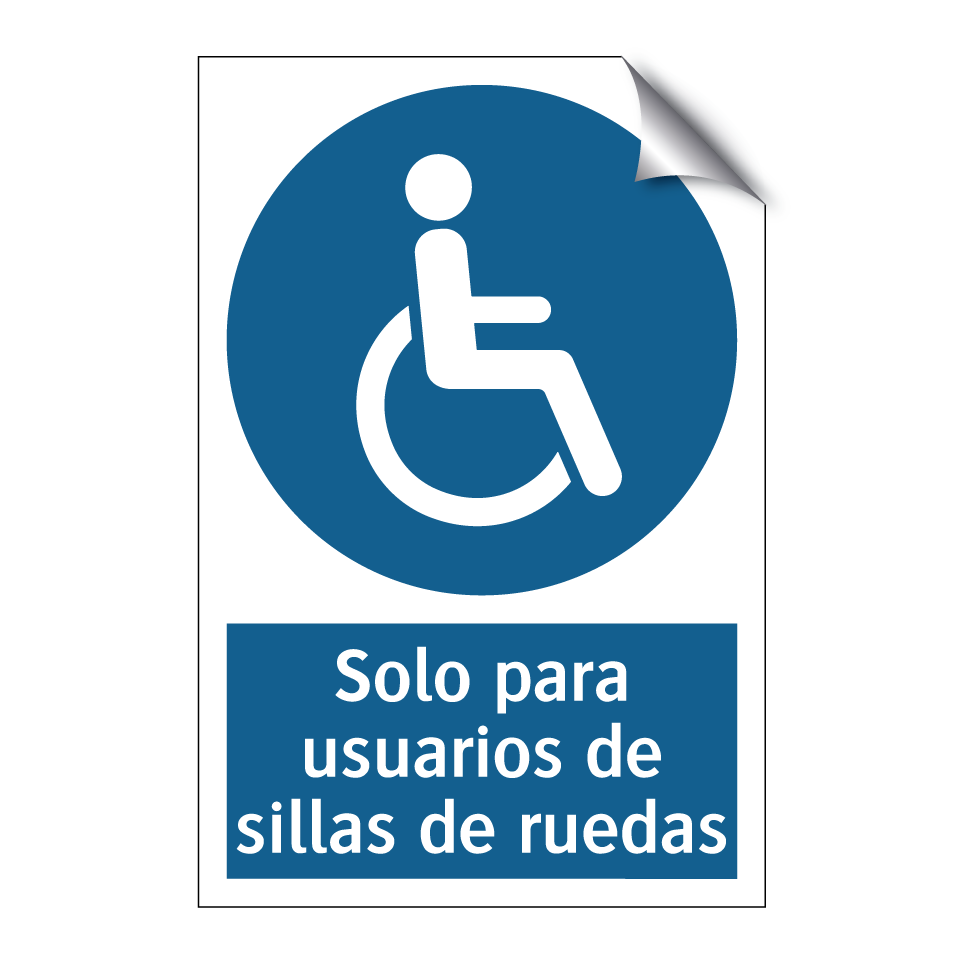 Solo para usuarios de sillas de ruedas