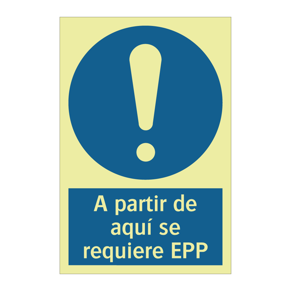 A partir de aquí se requiere EPP