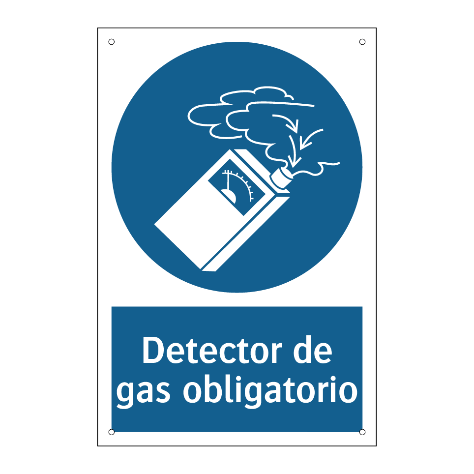 Detector de gas obligatorio