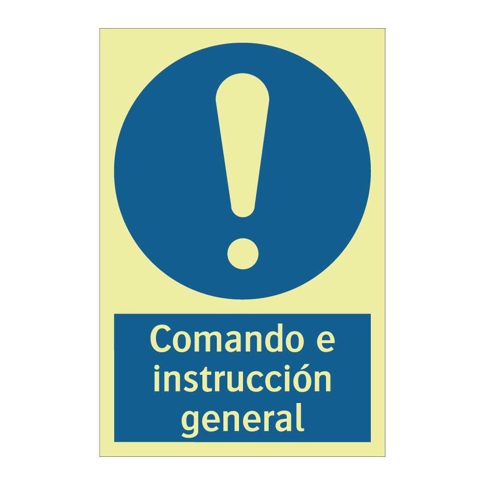 Comando e instrucción general