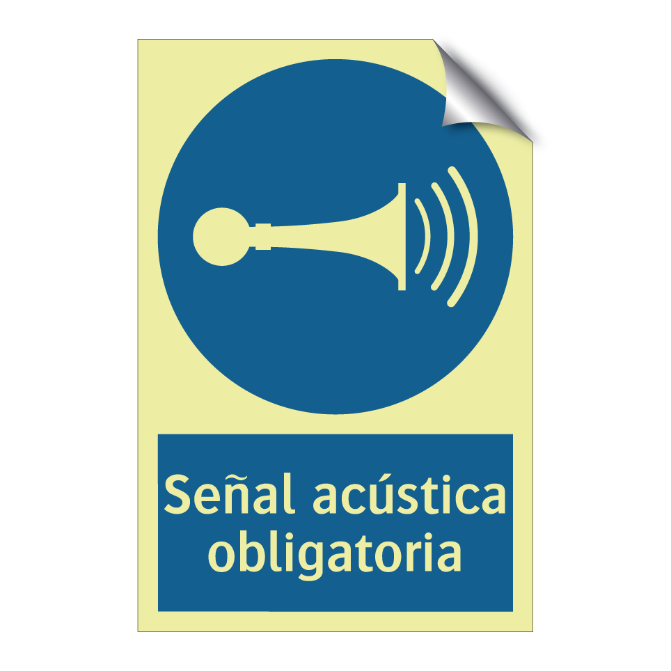 Señal acústica obligatoria