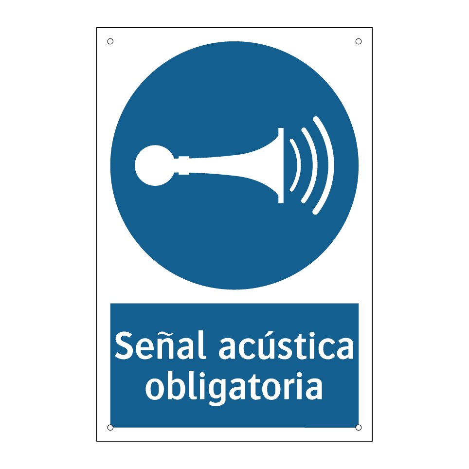 Señal acústica obligatoria