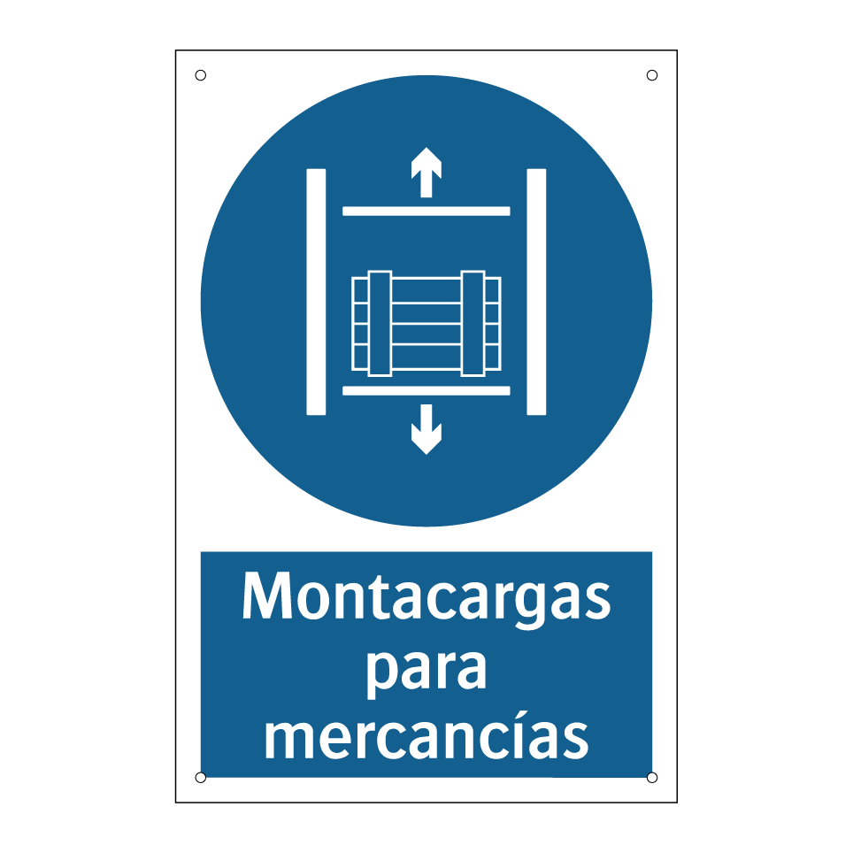 Montacargas para mercancías