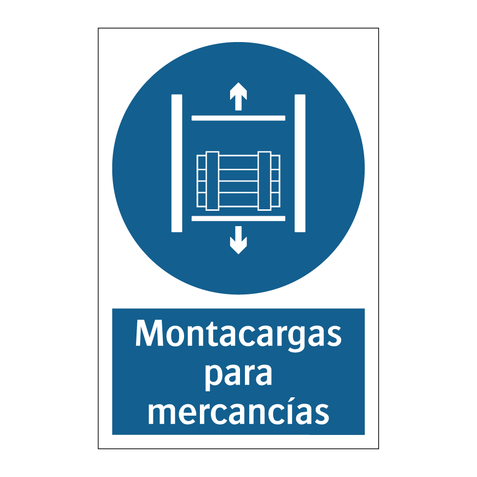 Montacargas para mercancías