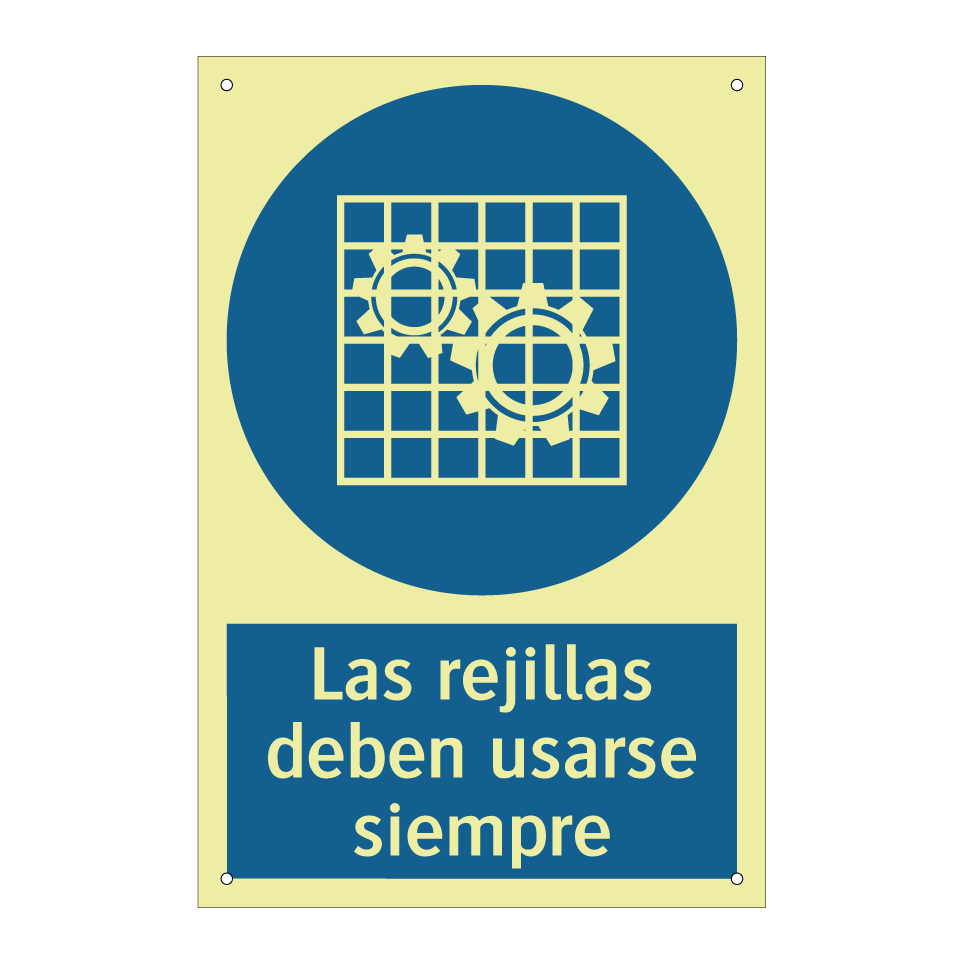 Las rejillas deben usarse siempre