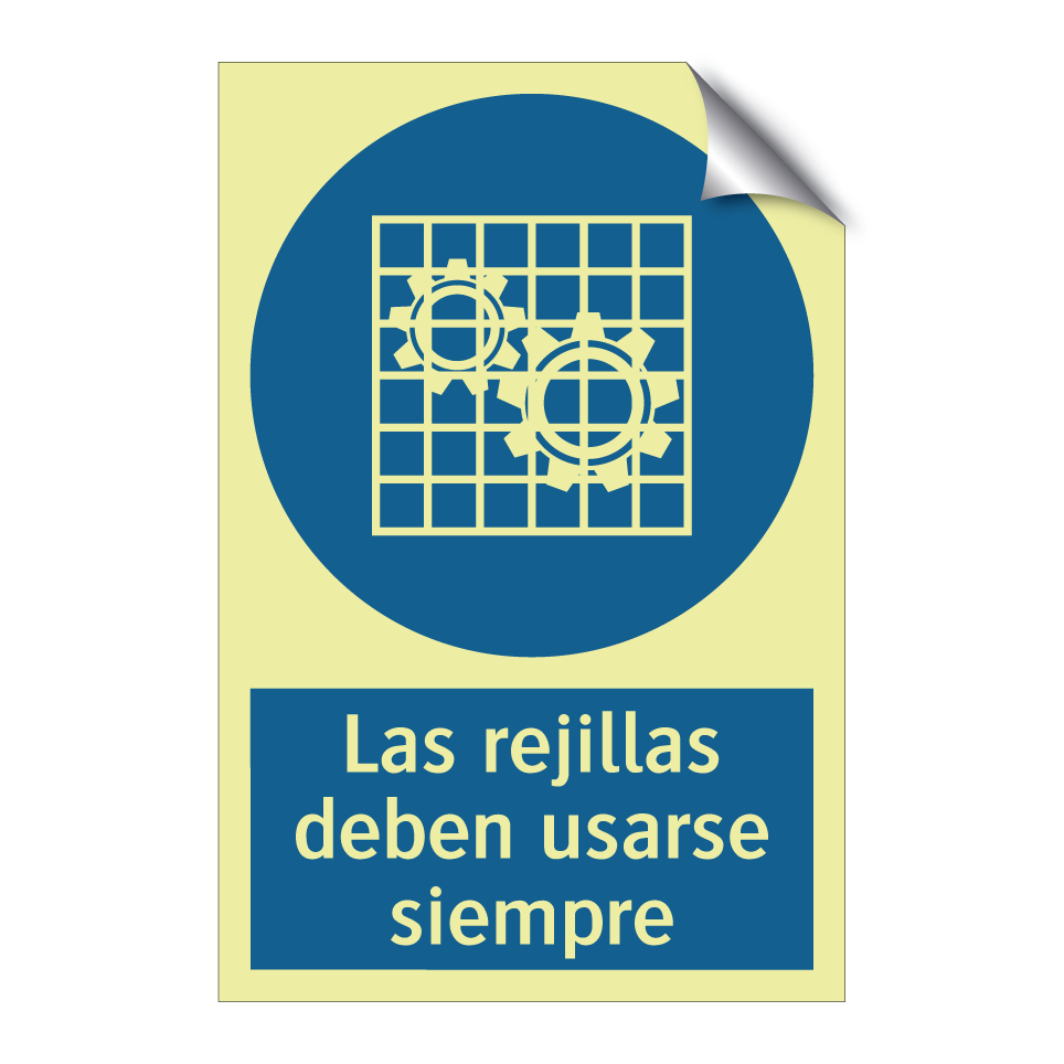 Las rejillas deben usarse siempre