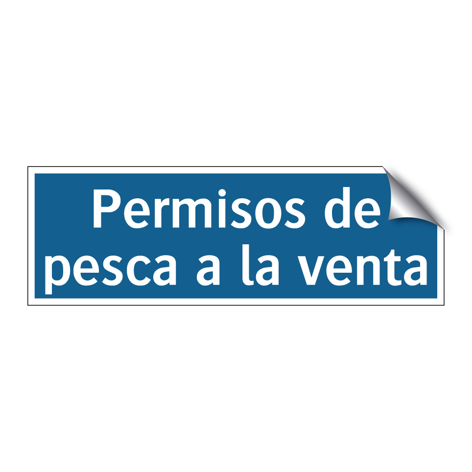 Permisos de pesca a la venta