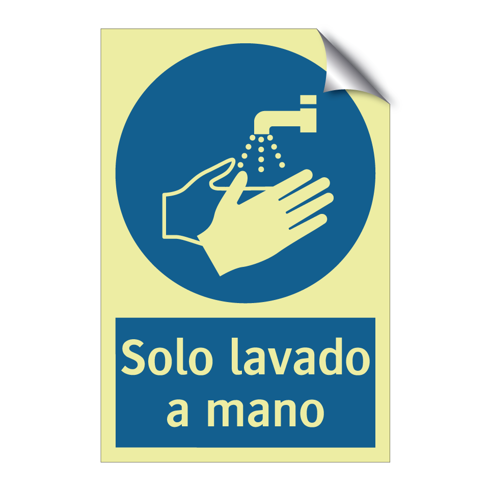 Solo lavado a mano