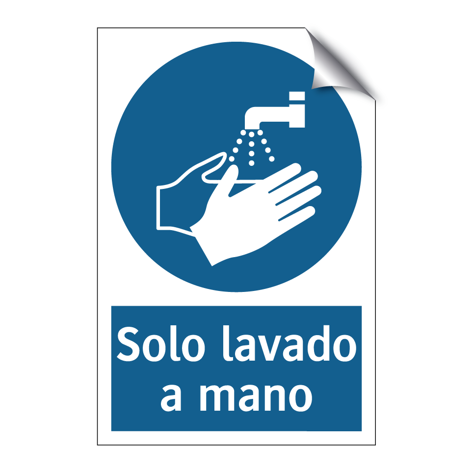Solo lavado a mano