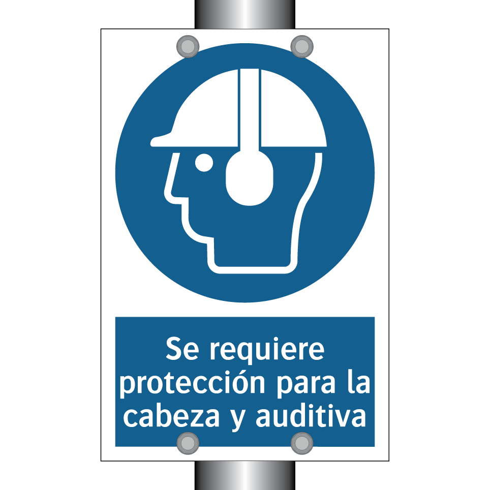 Se requiere protección para la cabeza y auditiva