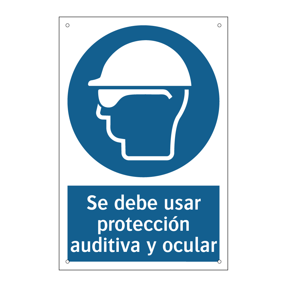 Se debe usar protección auditiva y ocular