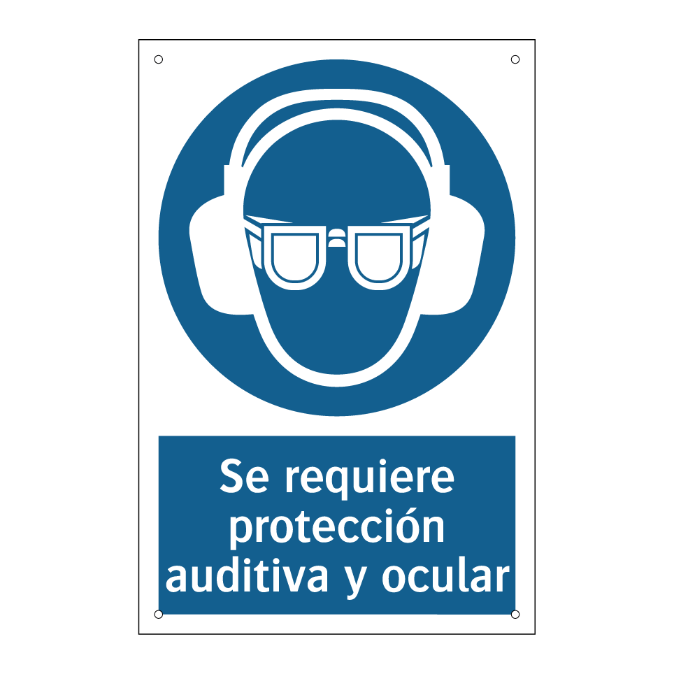 Se requiere protección auditiva y ocular