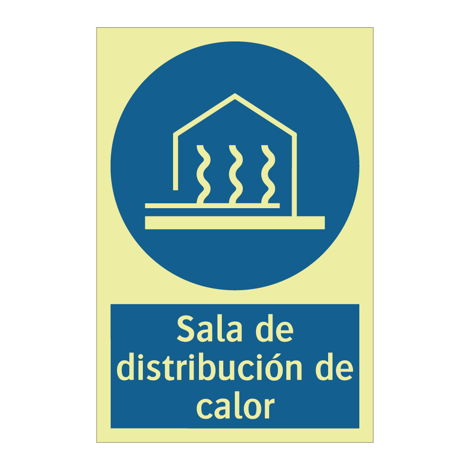 Sala de distribución de calor