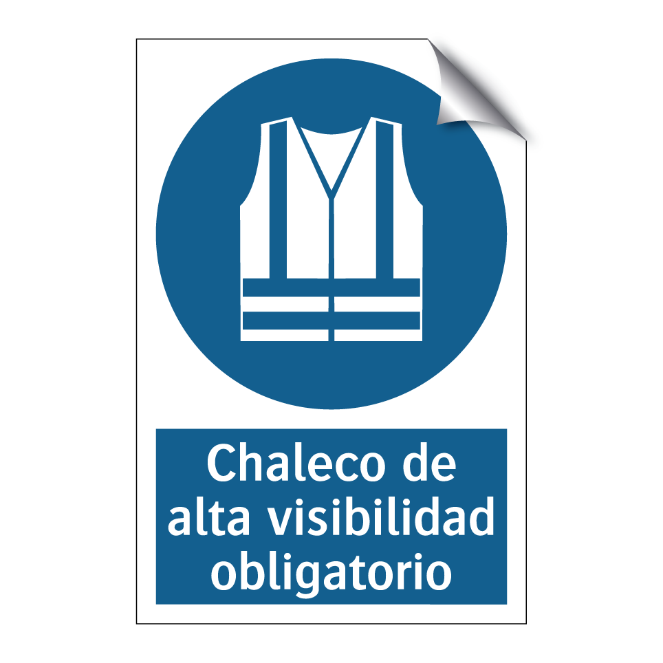 Chaleco de alta visibilidad obligatorio
