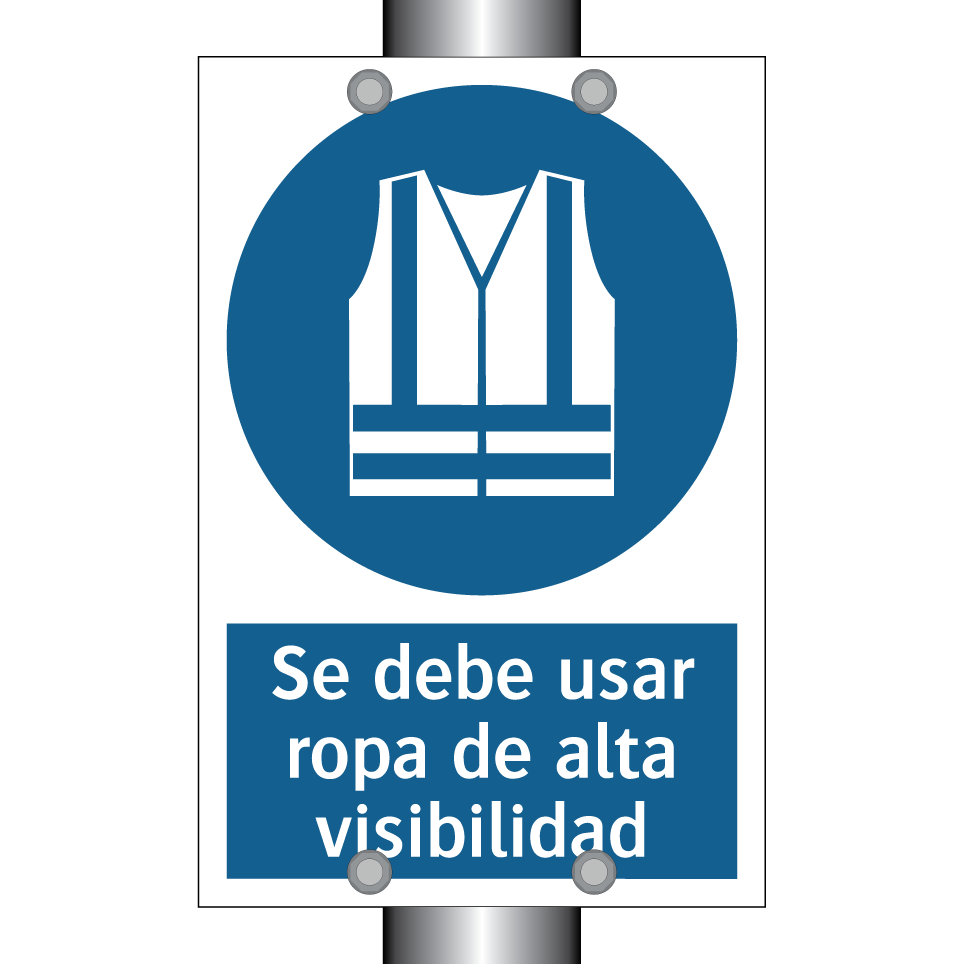 Se debe usar ropa de alta visibilidad