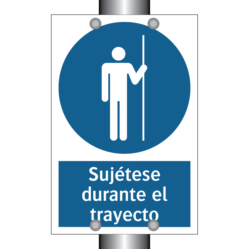 Sujétese durante el trayecto
