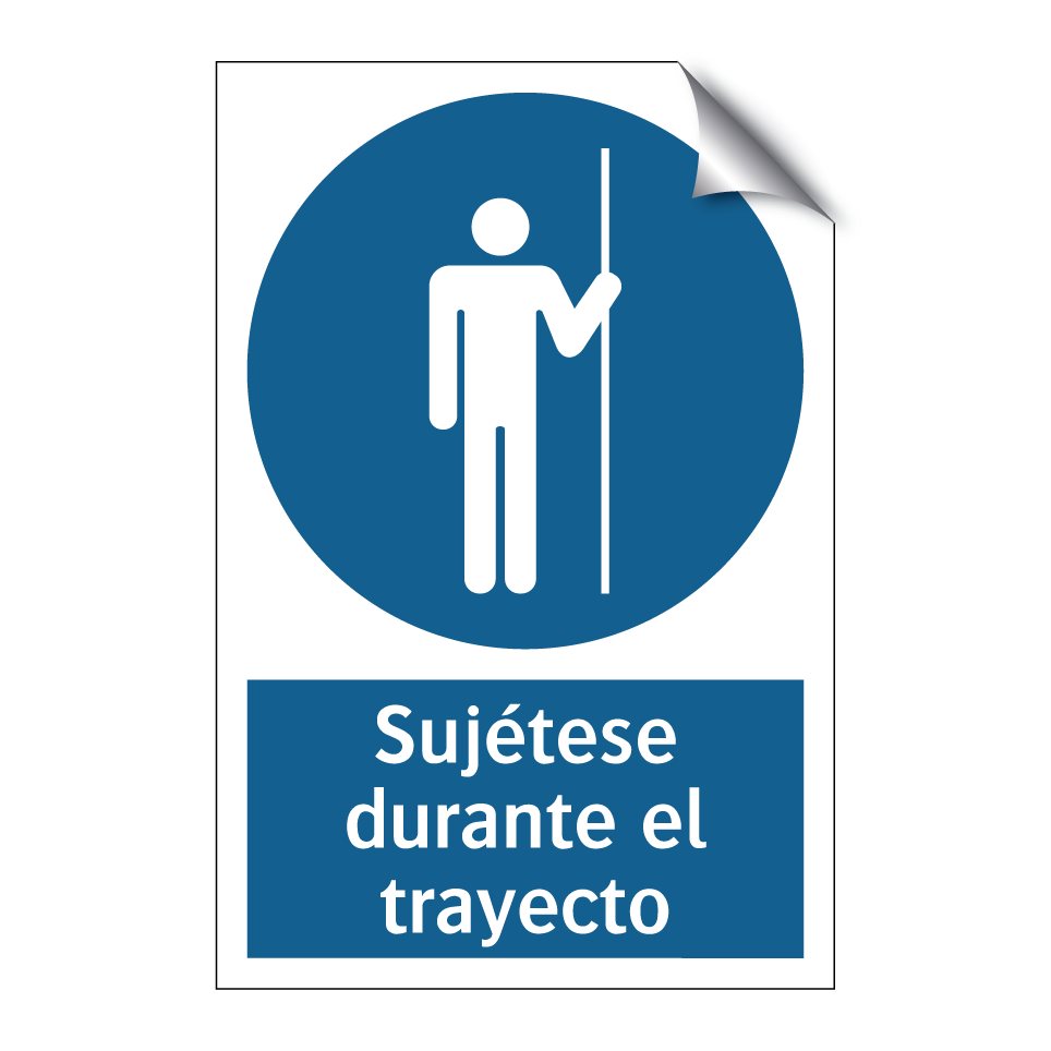 Sujétese durante el trayecto